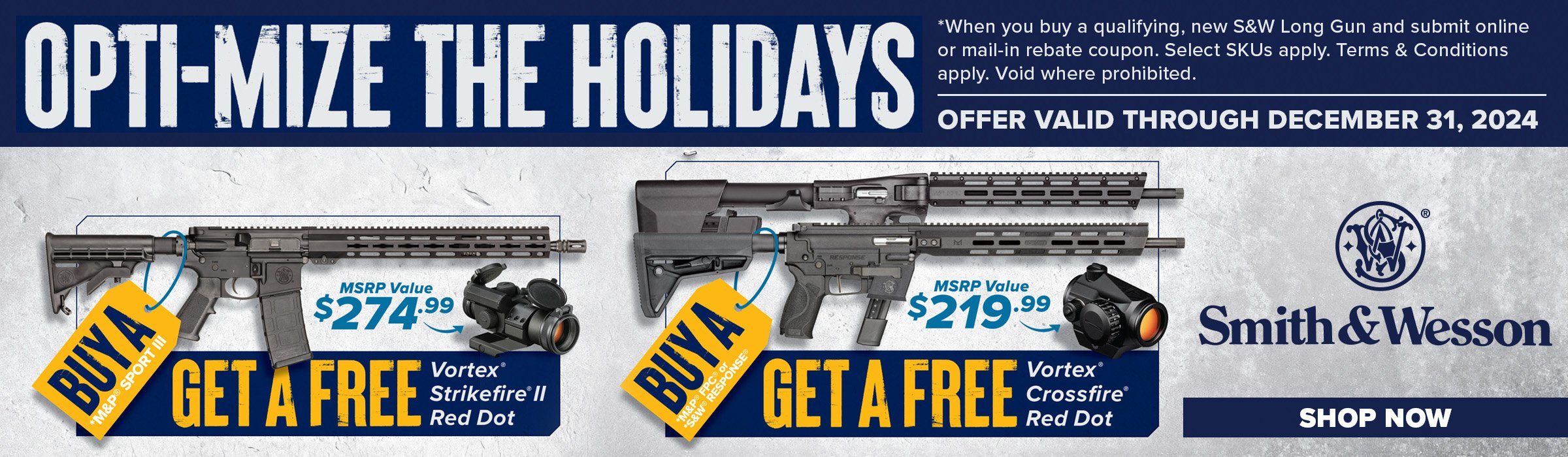 S&W Opti-Mize The Holidays - Rebate